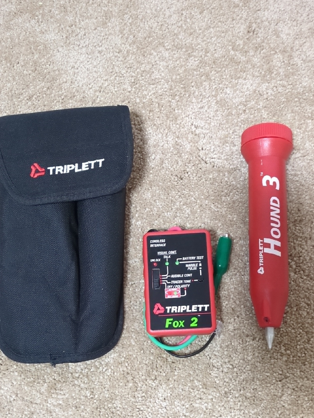 Triplett Fox 2 Tone & Hound 3 Tracer Kit With Case